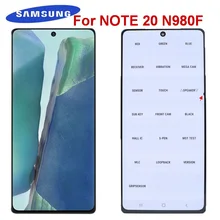 

100%Original 6.7''Display For Samsung Galaxy Note20 N980 N980F Note 20 N981 5G AMOLED LCD with Touch Screen Digitizer replacemen