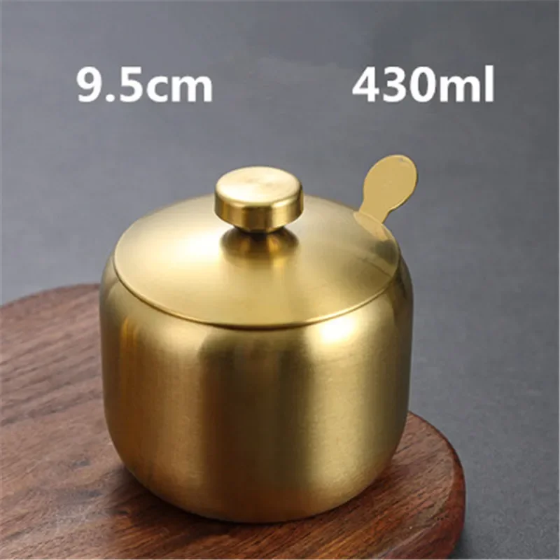 Stainless Steel Jar with Spoon 5