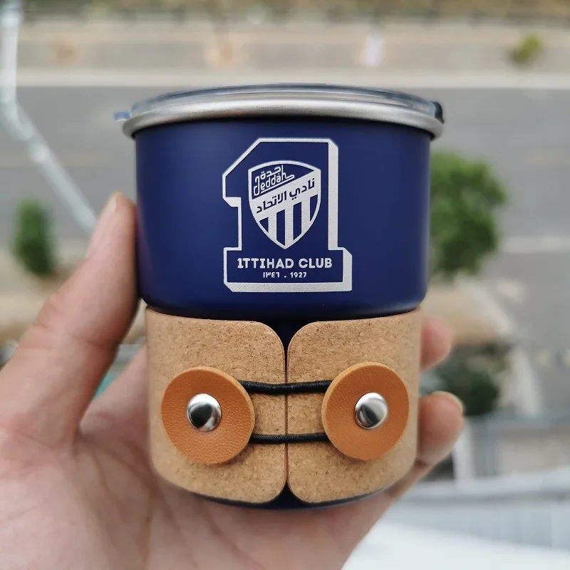 Al-Ittihad FC Stainless Steel Coffee Mug 300ml - ك...