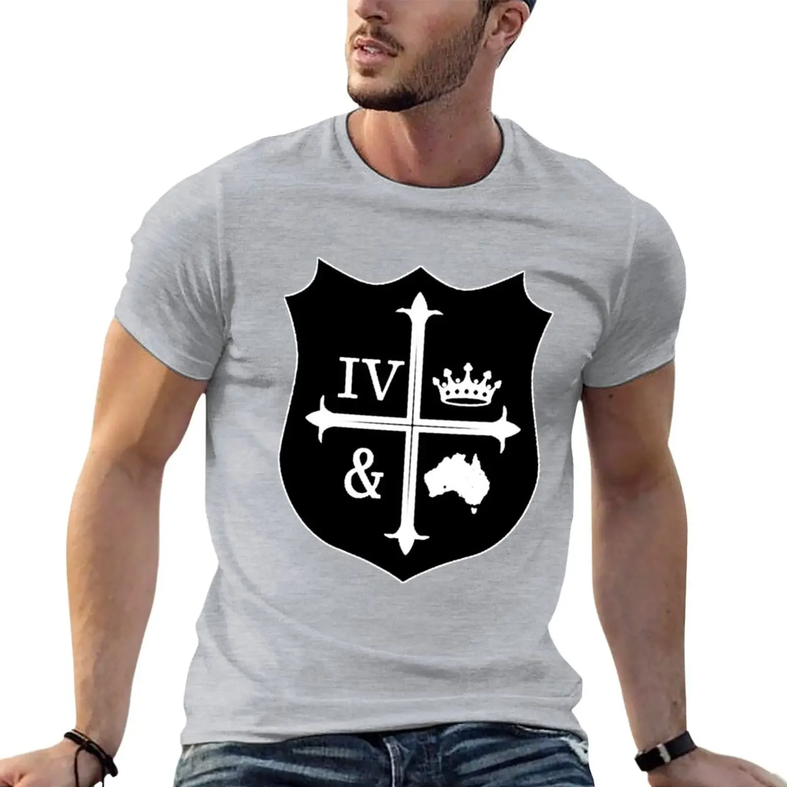 Per King And Country Logo Best Seller 101Art Classic T-Shirt Anime Clothes Sweat Plain Magliette Bianche Da Uomo