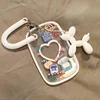 Kpop Photocard Holder Photo Display Holder With Love Keychain Idol Picture Protector Sleeves Credit ID Cards Protective Case 1