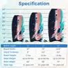 Lightweight Body Board Boogie Board with EPS Core XPE Deck HDPE Bottom Multicolor2-M
