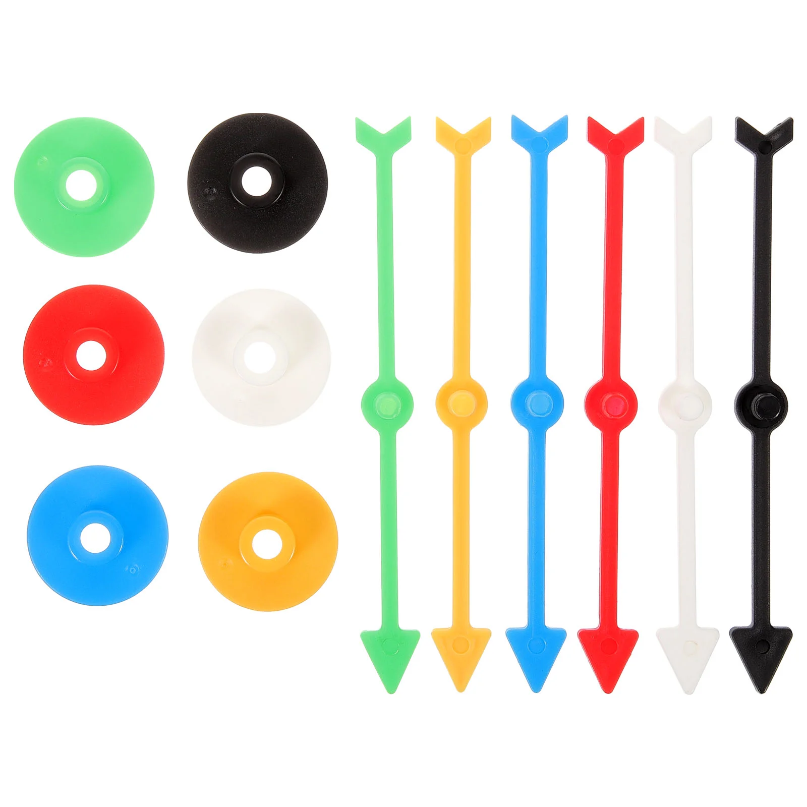 6pcs DIY Game Arrows Replacement Plastic Arrow Spinners Accessory Plastic Board Game Pointers