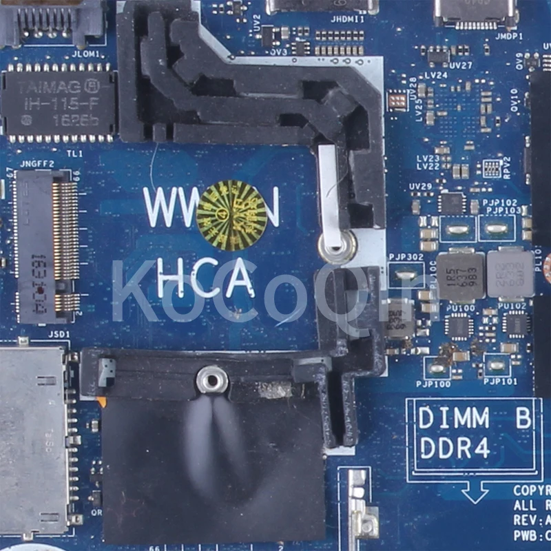 Laptop Motherboard Teste para Dell Latitude Notebook Mainboard La-c451p 0t0v7j 0h7y7k 00dtf3 I36100u I5-6300u E7270 - Imagem 4