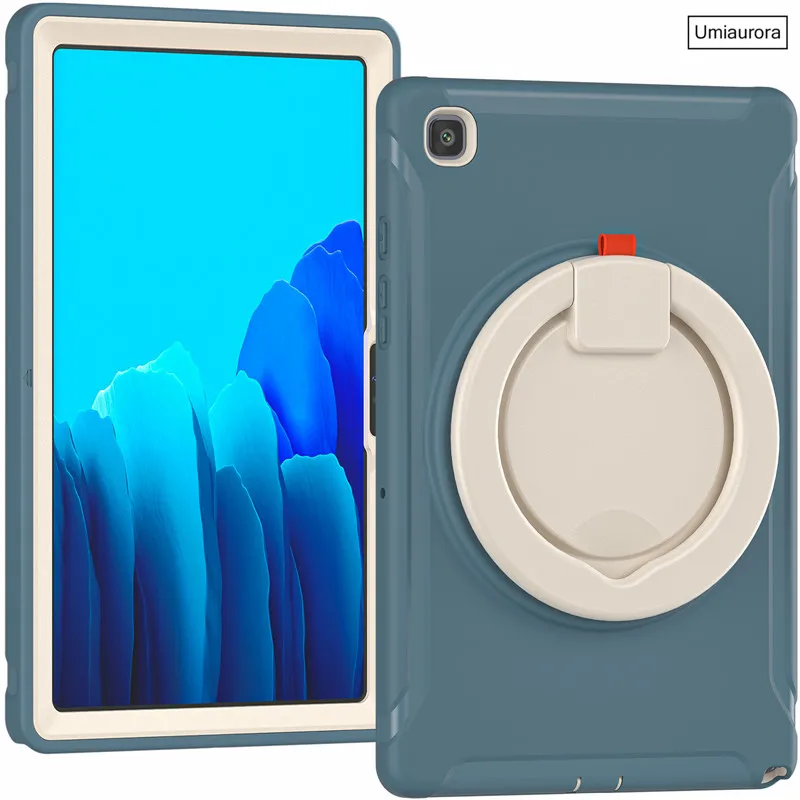 360 Rotation Handle Cover for Samsung Galaxy Tab S7 FE S8 Plus SM-T730 A8 10.5 SM-X200 A7 Lite T220 Tablet Shockproof Case Funda