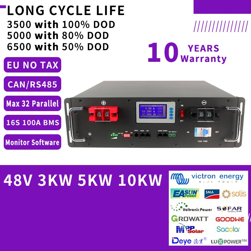 10kW Solar Photovoltaik Netz Unabh ngiges Kraftwerk 48 V200ah Rv 