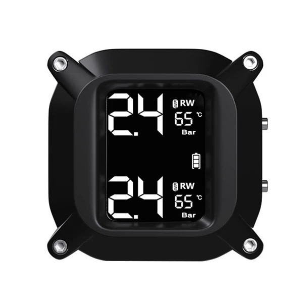 

Система контроля давления в шинах мотоцикла, водонепроницаемые беспроводные датчики давления в шинах с ЖК-дисплеем