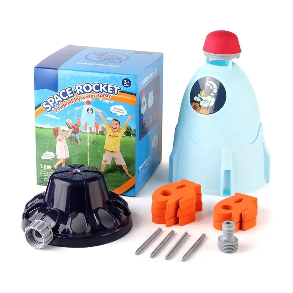 

Rocket Launcher Toys Outdoor Rocket Water Pressure Lift Sprinkler Toy Fun Interaction In Garden Lawn Water Spray Toys For Kids