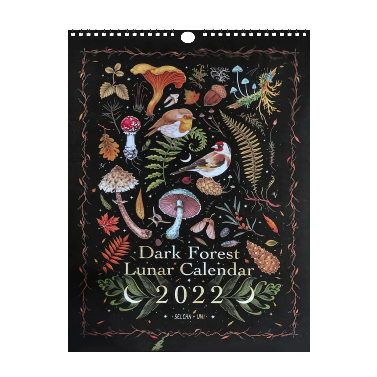 New Dark Forest Lunar Calendar Full Year Fascinating Paintings Office 