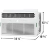 FHWW084TE1 Window Air Conditioner, New 2024 8,000 BTU, White Product Dimensions	16.3"D x 18.5"W x 13.2"H 3