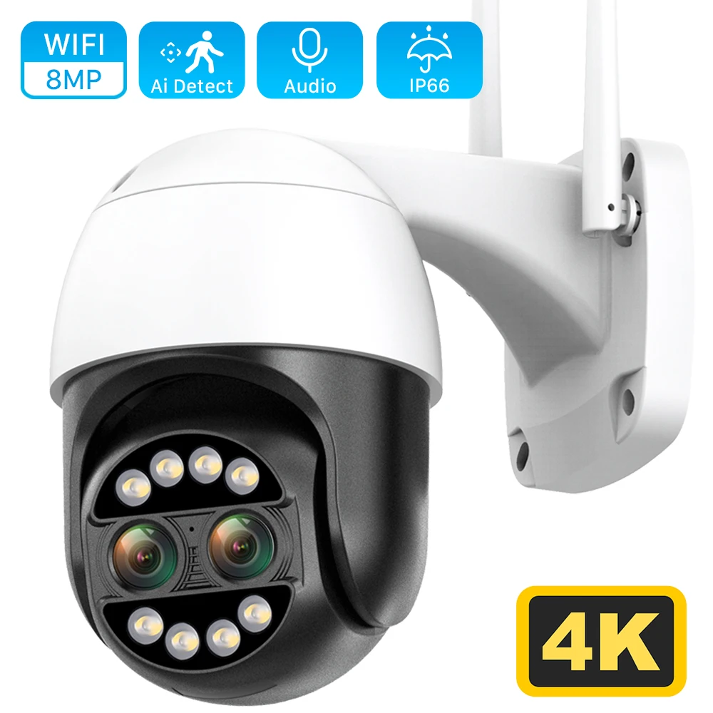 Nouveau 8MP 4K PTZ IP Caméra 30x Zoom Optique Wifi Voiture Suivi Humain  Couleur Vision Nocturne sur Aliexpress