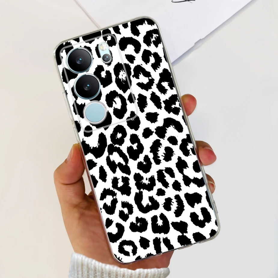 Stylish Painted Clear Silicone Soft TPU Phone Case