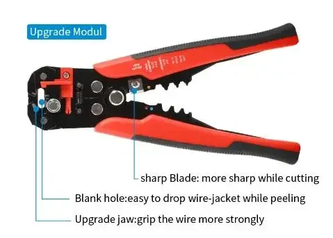 Electrician Wire Tool Cable Wire Stripper Cutter Crimper Multifunctional