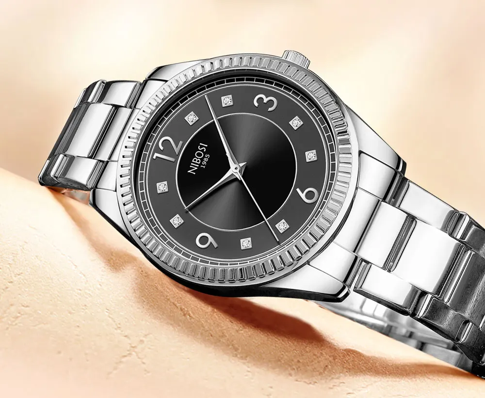 Luxury Men Women Watch Gold White Quartz Wrist Watch Stainless Steel Couples Clock Casual Waterproof Mens Watches_voghion.com