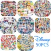 50pcs Disney Mix Cartoon Cute Stitch Micky Princess Stickers Vinyl Laptop Luggage Skateboard Waterproof Girl Sticker 1
