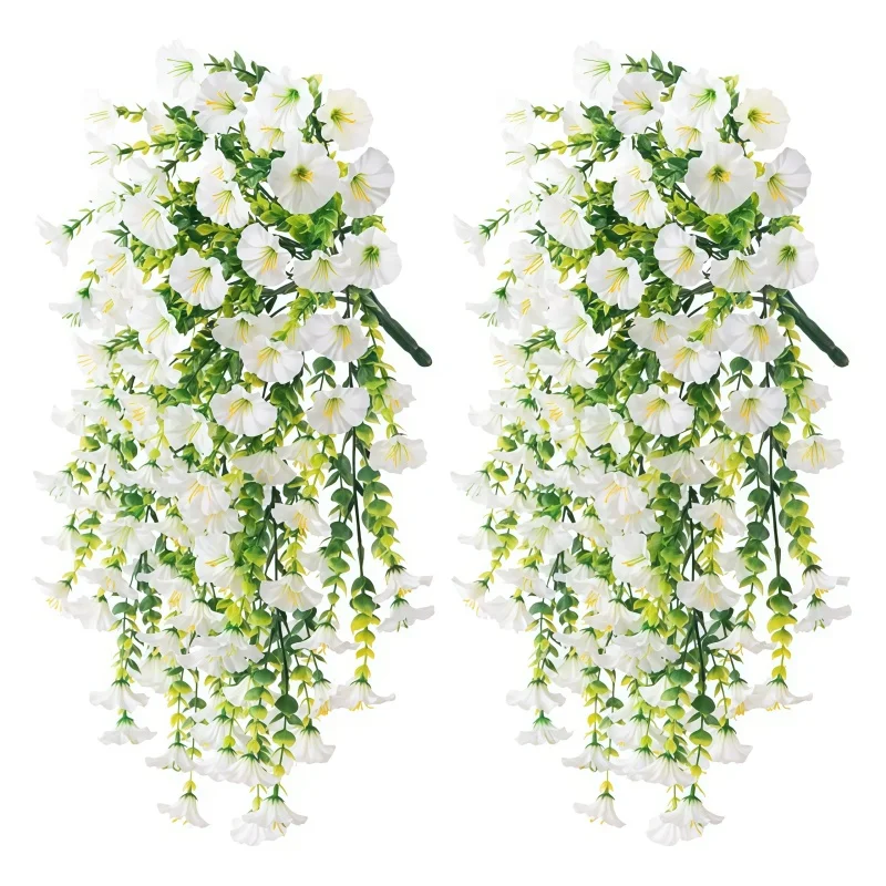 2PCS UV-Resistant Artificial Morning Glory & Eucalyptus Hanging Decor 9 S440780c99dcb42159f3e816dea60a1750