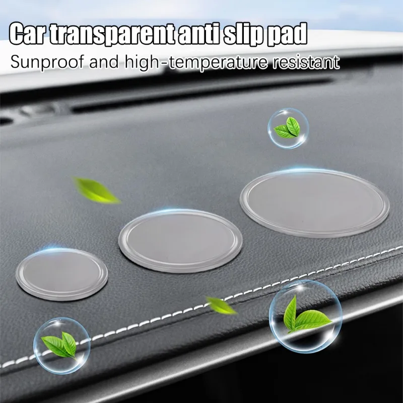 Car Dashboard Mat Anti-slip Mat Car Ornaments Center Console Dashboard Cell Phone Silicone Fixed Adhesive High Temperature Resistant