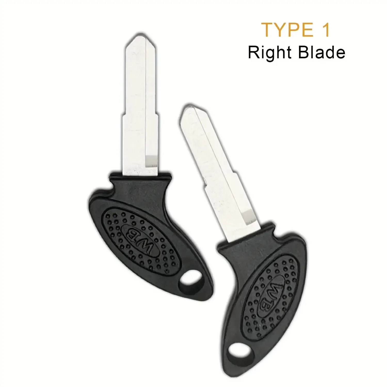 GY6 KYMCO ATV 스쿠터용 5PCS 언컷 오토바이 키 블랭크, 전기 오토바이 좌우 홈, 내구성 있는 철제 구조