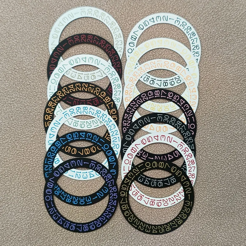 Nh35 Nh36 Movement Day Date Dial Patch Fit Nh35 Nh36 4R Japan Automatic Mechanical Movt Nh35 Date Dial Wheel Paste Tablets