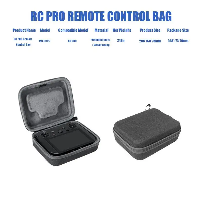 Sac de transport DJI RC2 RC-N1 RC PRO pour drone