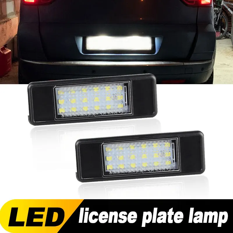 Lampada Targa A Led 2 Pezzi Per Peugeot 406 2D Coupe,406 4D Sedan Facelift 2000 ~ Up,407 4D Sedan 508 4D /5D Wagon Lampadine Bianche