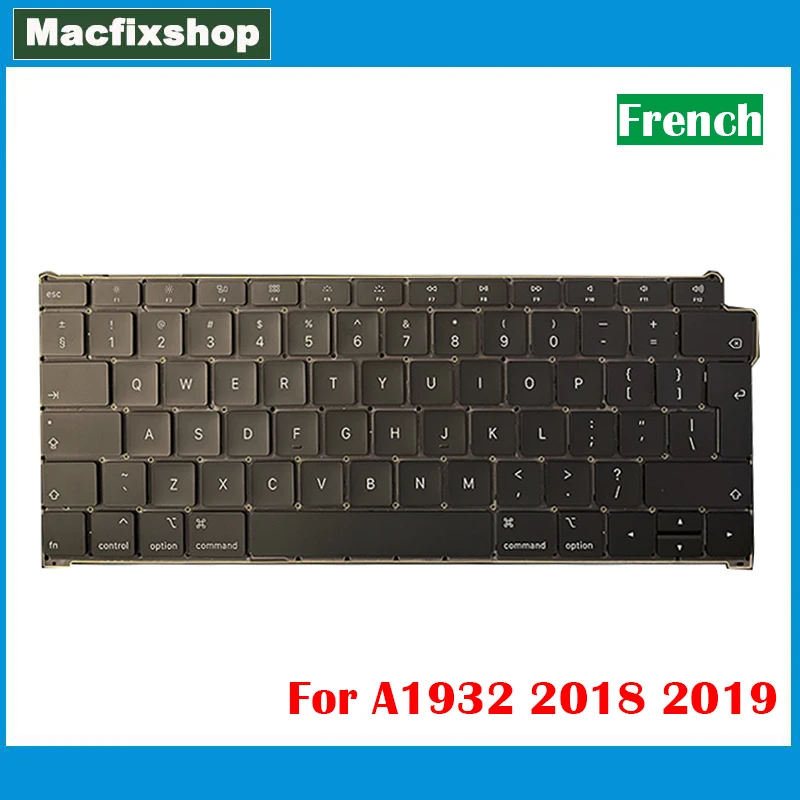 2018 2019 Anno A1932 Laptop Tastiera Francese Per Macbook Air 13.3 Pollici Retina Eu Fr A1932 Tastiere Sostituzione Retroilluminazione