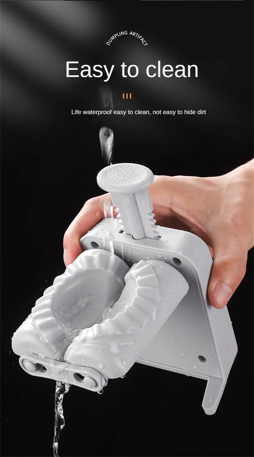S4407b6e3d4034b3a8764ff3c685cfad4a Manual Press Dumpling Maker Easy To Use Dumpling Making Tool Mold Empanadas Pierogi Ravioli Food Machine Kitchen Accessories