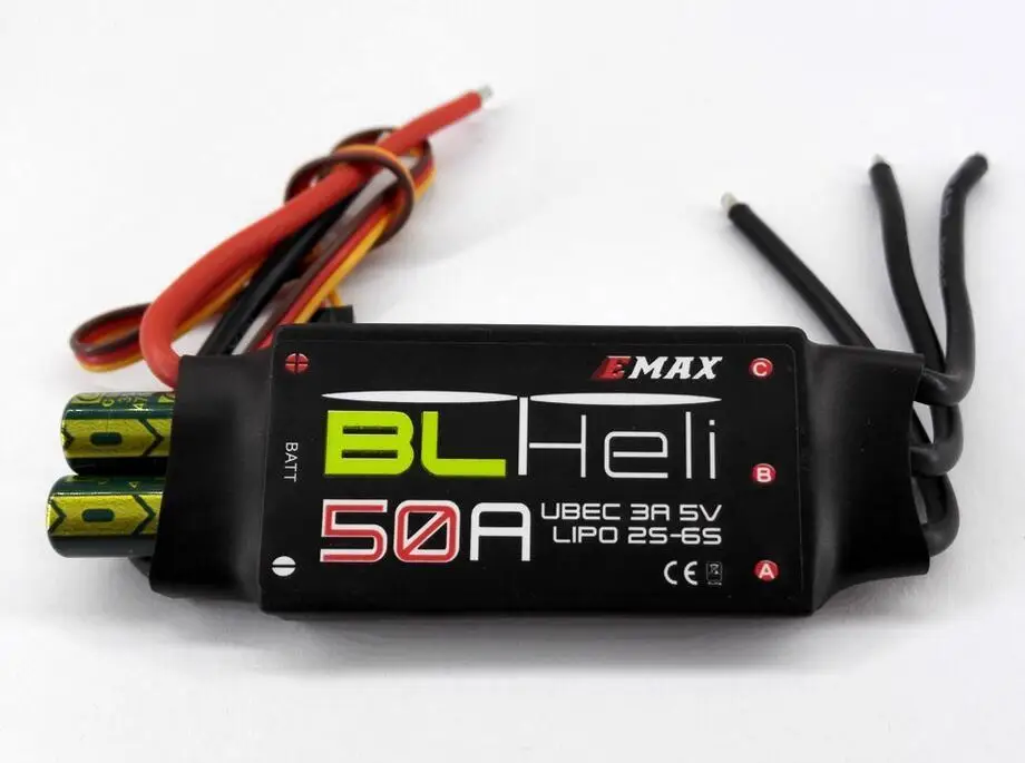 

EMAX esc 50A BLHeli UBEC 3A/5V 2S-6S мультироторный Дрон бесщеточный контроль скорости