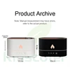 250ml Flame Humidifier 1/3/5H USB Smart Timing LED Electric  Aroma Diffuser Simulation Fire Night Lamp 5