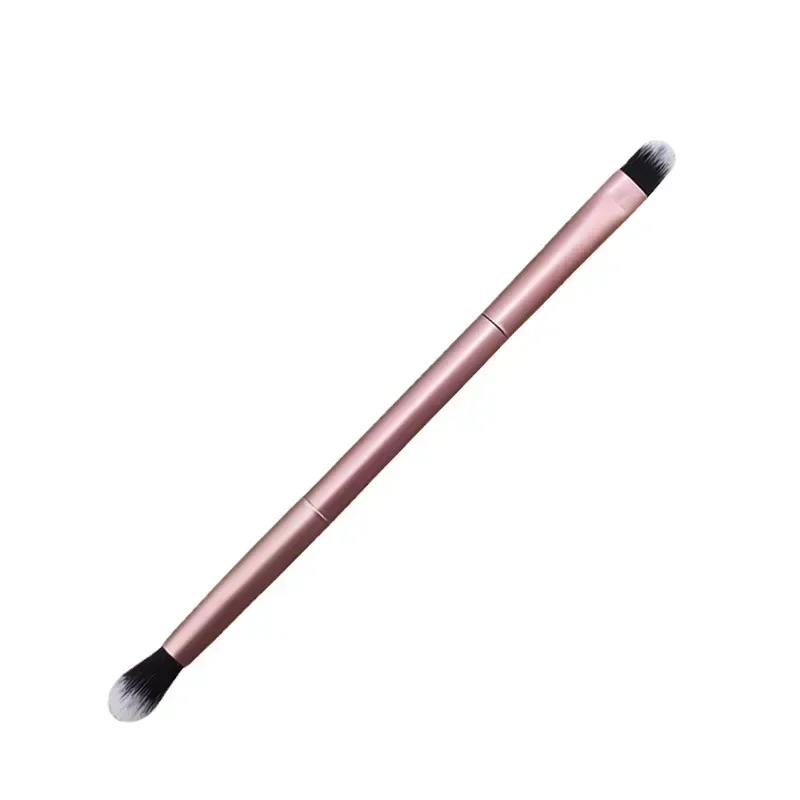 Makeup Brush 1/2/3 Pcs Double Head Professional Aluminum Tube Eye Shadow Nose Shadow Highlight