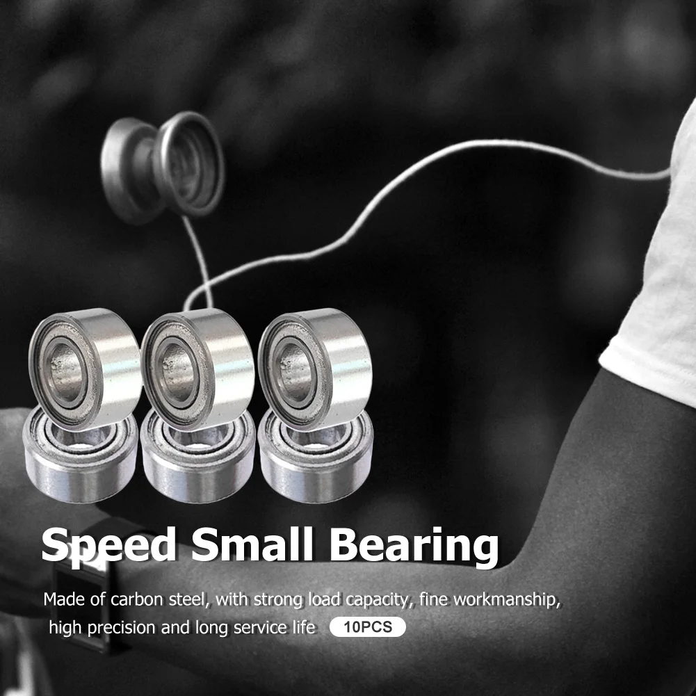 Description Picture 5 of item10pcs High Speed Bearing Miniature 685ZZ Quiet Carbon Steel Strong Load Capability Replacement 5x11x5mm Power Transmission Parts
