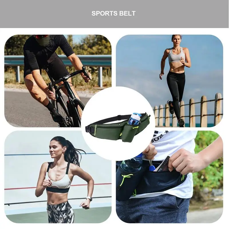 Sports Fanny Pack Water Bottle Elastic Waterproof Mobile Phone Bag Mobile Phone Fitness Bag Water Bag Backpack Outdoor Run Gear 5