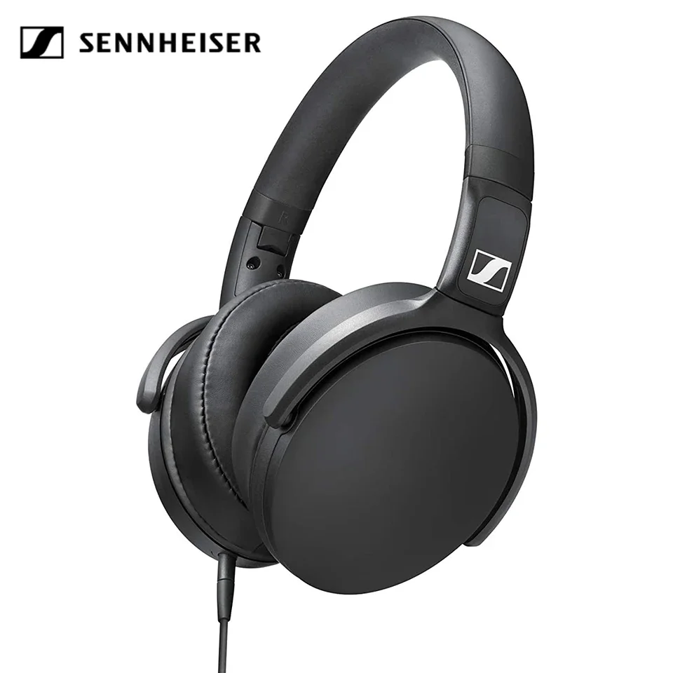 

Sennheiser HD 400S Around-Ear Headphones Noise Isolation Earphone Stereo Music Foldable Sport Headset Deep Bass for Mobile Phone