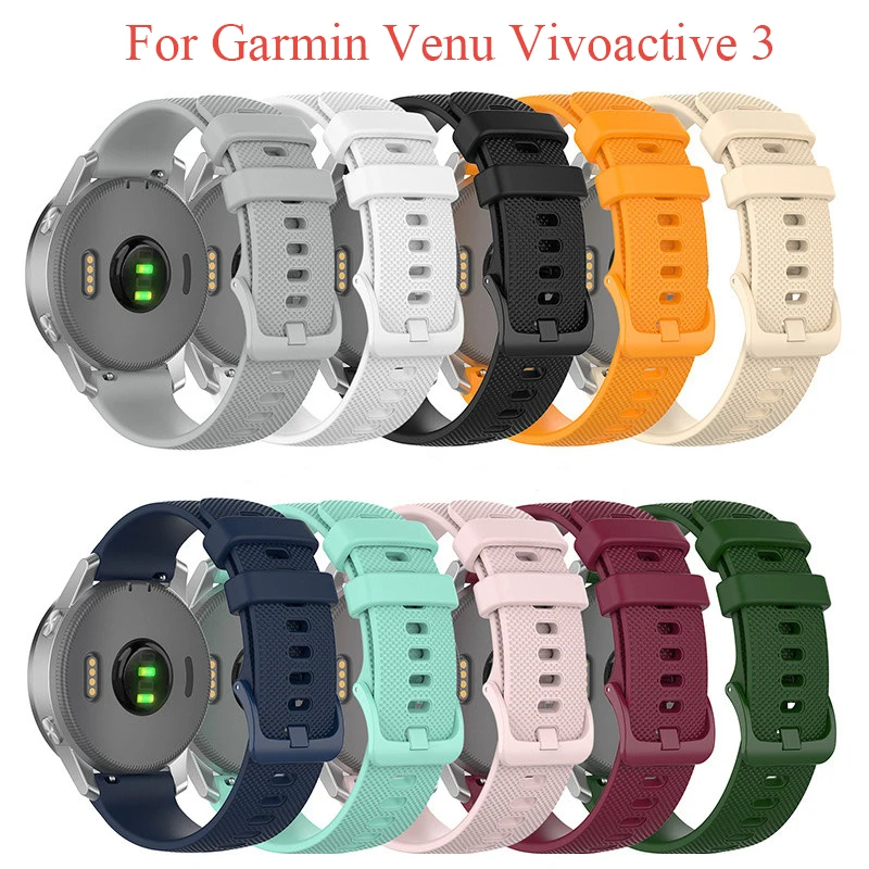 Per Garmin Vivoactive 4S Strap Garmin Vivoactive 3 Venu 2/2S/Sq Vivoactive 4 Forerunner 645 245M Accessori Per Cinturini In Silicone
