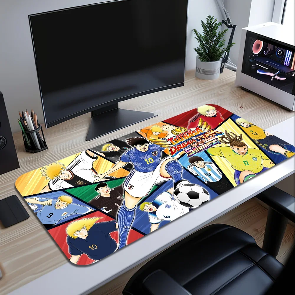 Captain Tsubasa In Stocked Large Mouse Pad PC Computer Mat Size For Large Edge Locking Game Keyboard Pad 5