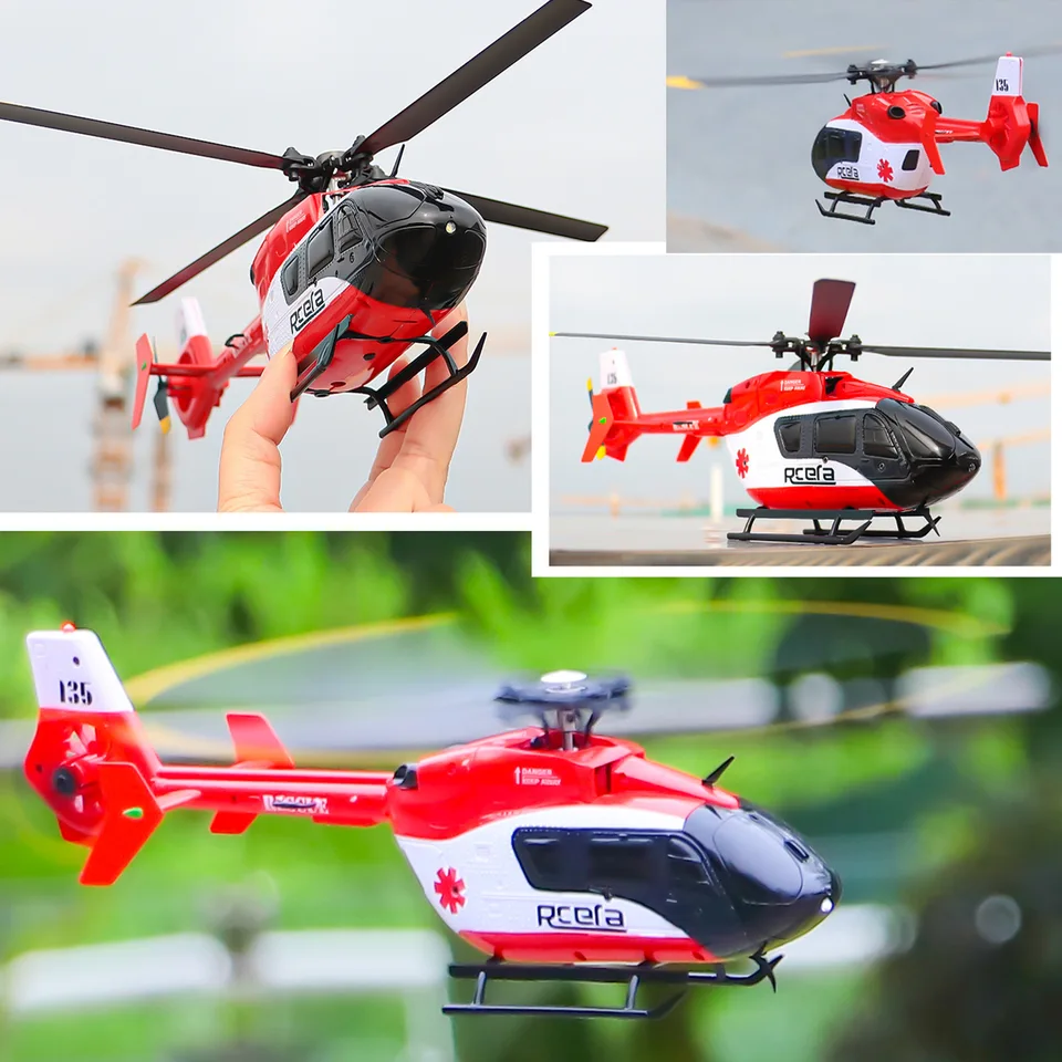 Hélicoptère RC à 4 canaux, gyroscope stabilisé, taille EC-135, pour adultes,  professionnel débutant, télécommande, jouets de loisirs RTF, 100 -  AliExpress