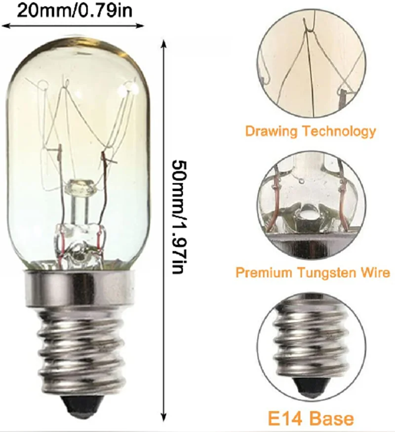 Ampoule LED E12 2W 150 lm T25 IP65 Blanc Froid 6000K 360º