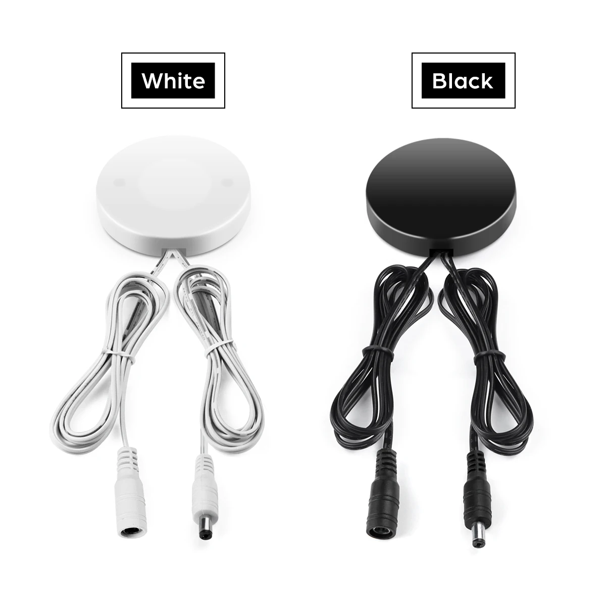 침투 가능한 목재 패널 무선 터치 센서, LED 조명 스위치 제어, 12V-24V, 60W 핸드 스윕 제어, 조도 조절식 터치 조광기, 25mm