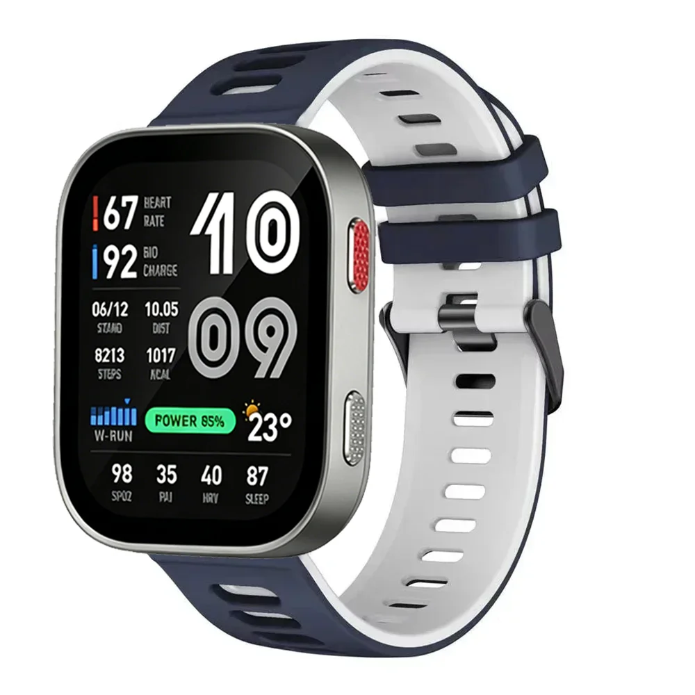 Two-Tone Silicone Strap - Comfortable and Stylish Bracelet