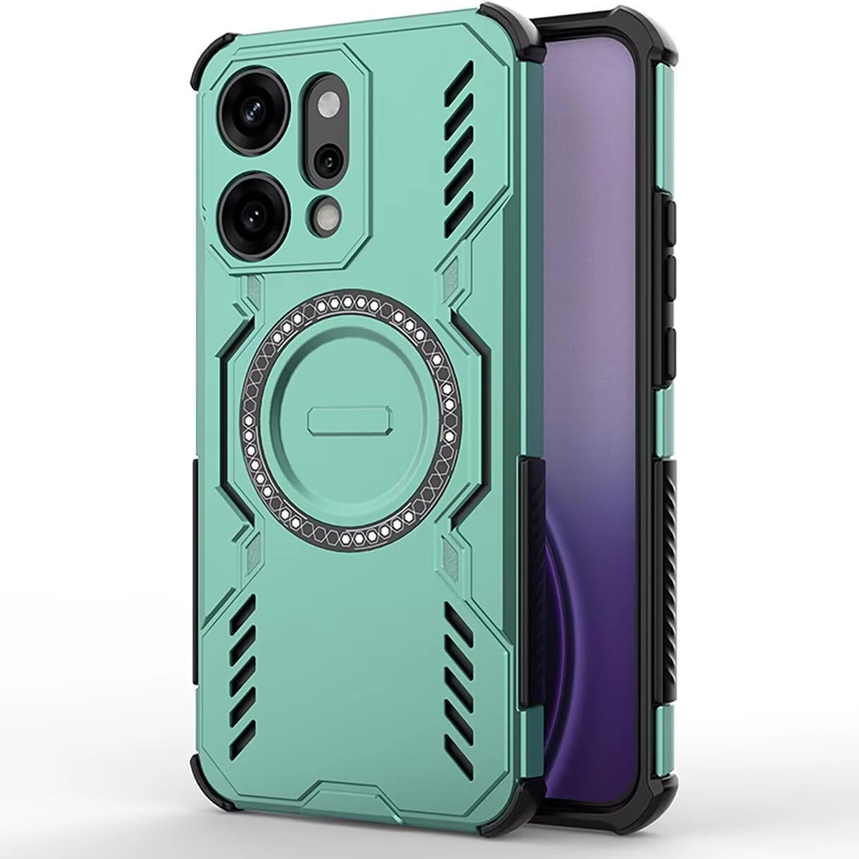 Advanced Heat Dissipation Magnetic Wireless Charging Case with Lens Protection