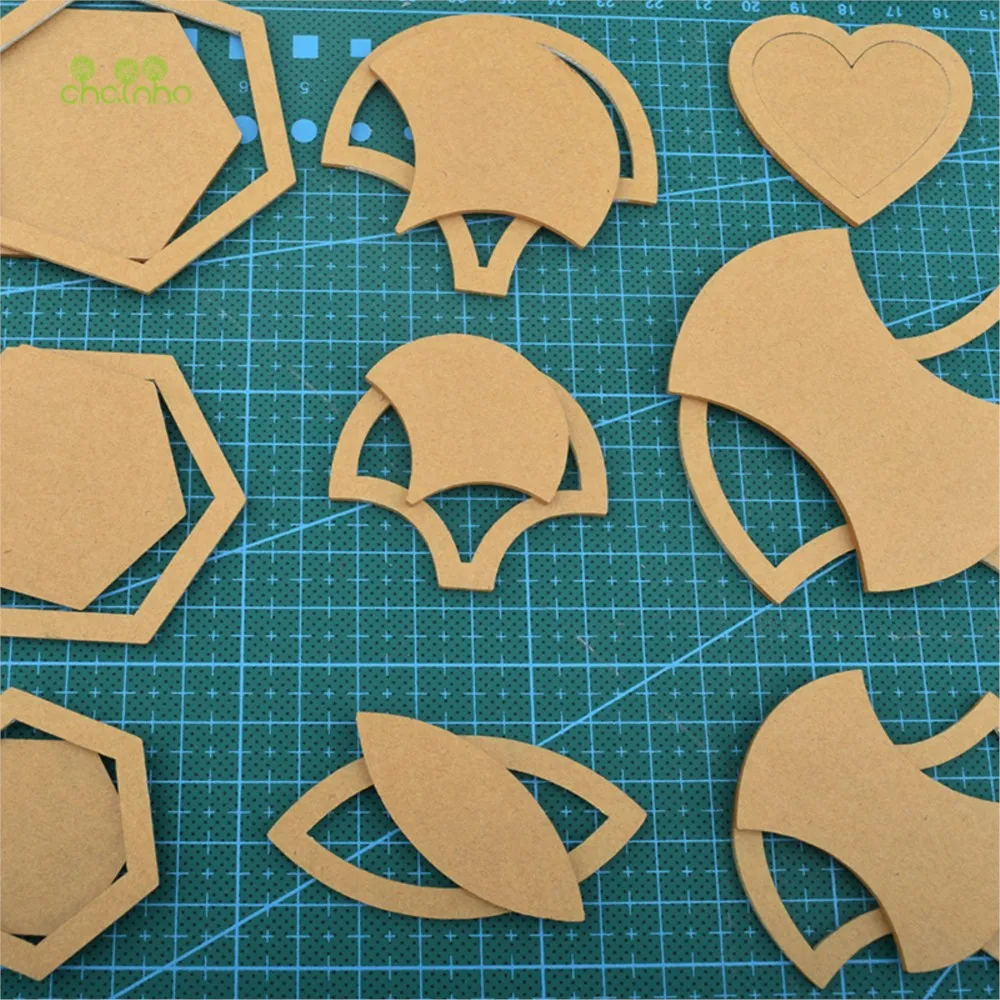 Chainho,Mixed Acrylic Quilting Templates Accessories Set, DIY Tools,Special For Patchwork Quilting & Sewing,54pcs/bag,TL06
