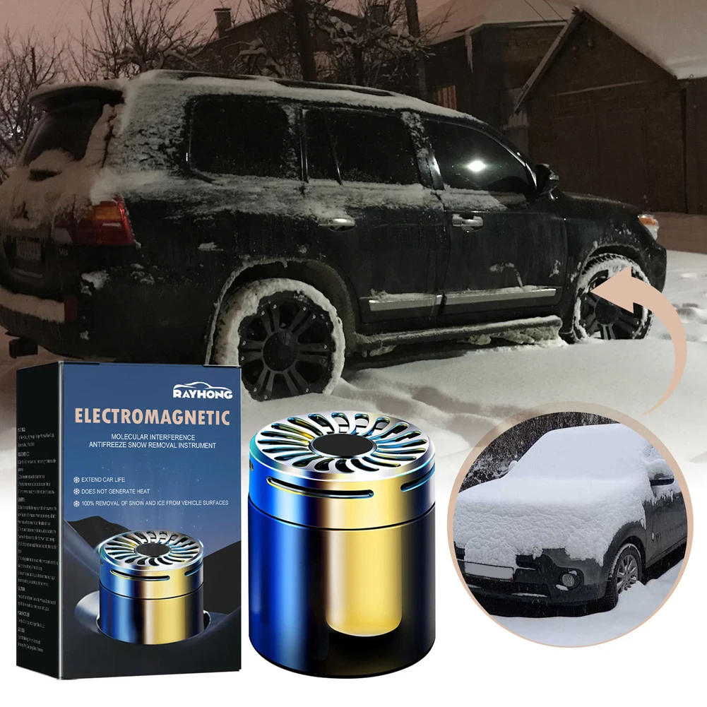 1x Solar Energy Car Defroster Electromagnetic Molecular Interference  Antifreeze Snow Removal Portable Diffuser For Essential Oil - AliExpress