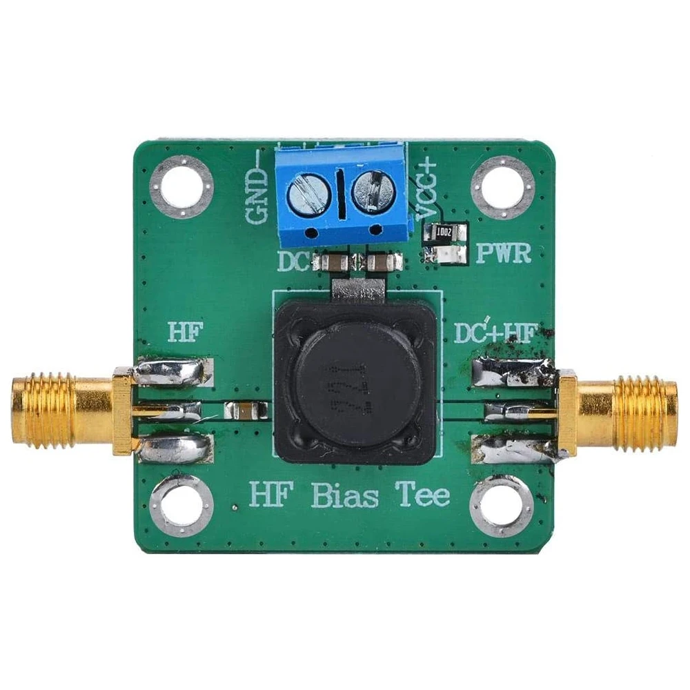 RF Bias Tee Microwave HF DC Bias 50K-60MHz Active Antenna Power Supply