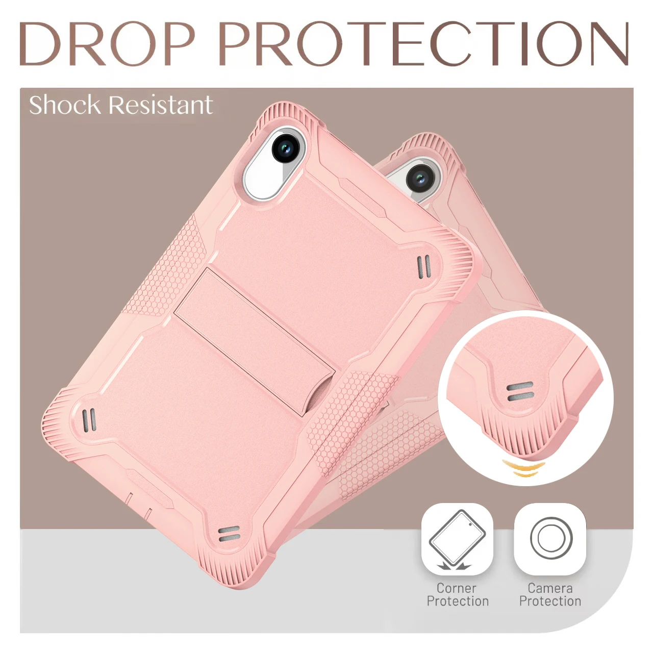 Durable Protective Tablet Stand Cover with Armor Design