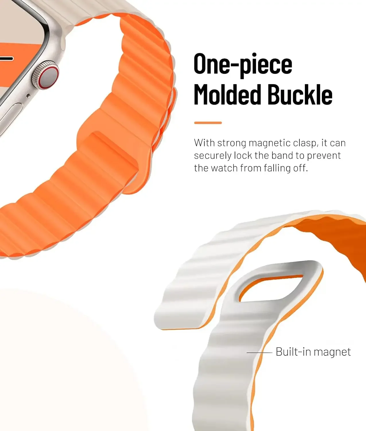 Silicone Magnetic Sports Bracelet