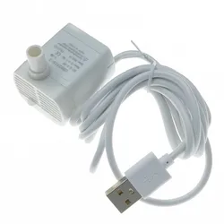 Pet Cat Water Dispenser with Anti Dry Burning Motor and Flower Design Submersible Pump - USB (Pump)