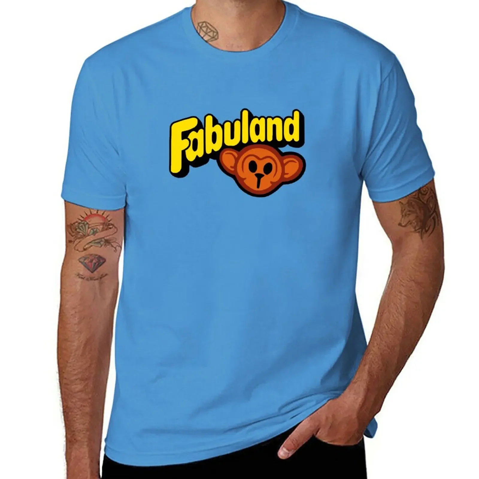 Fabuland Fan T-Shirt Camicetta Vintage Abbigliamento Uomo