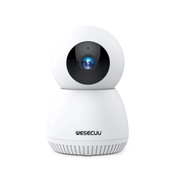 wesecuu 5mp ptz ip camera wifi wireless smart home security surveillance camera two way audio