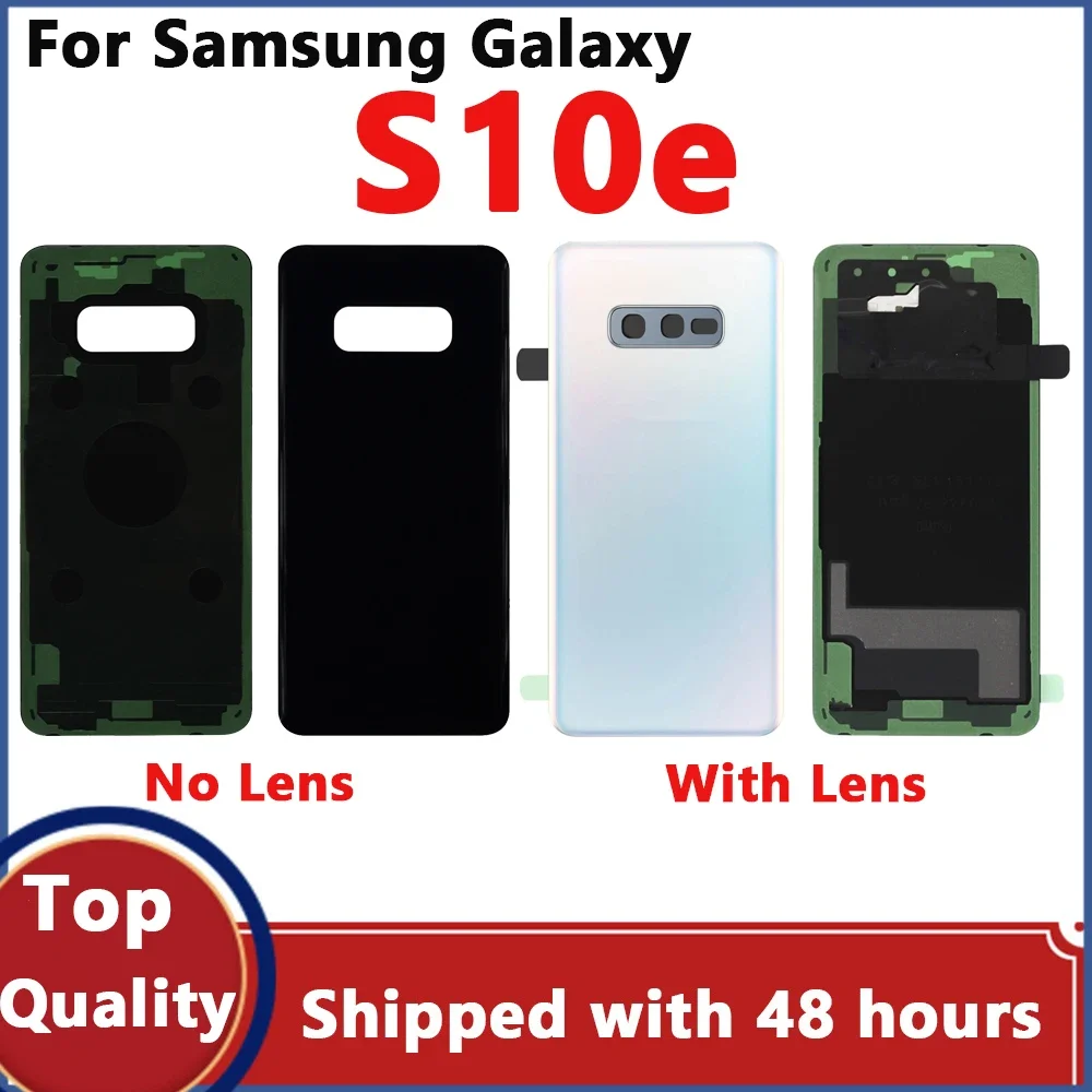 Задняя стеклянная крышка для Samsung Galaxy S10e SM-G9700, заднее стекло для Samsung Galaxy S10e с объективом камеры