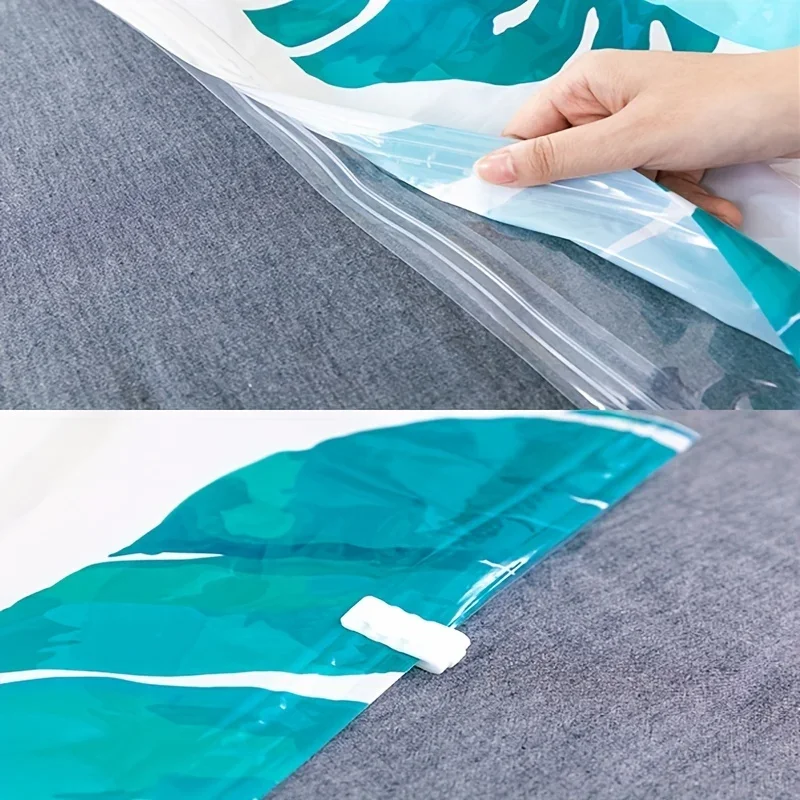 Spacious Dustproof Storage Pouch with Vacuum Compression Feature